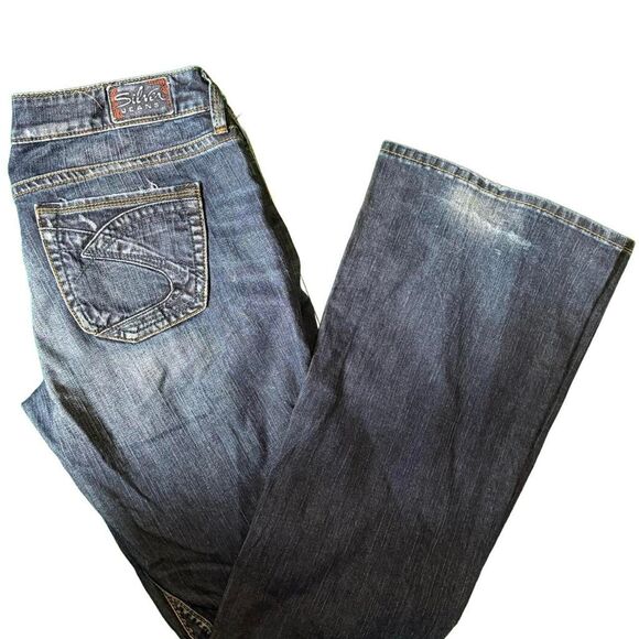 VINTAGE SILVER JEANS “EDEN” 30x33 // Y2K FLARE - Picture 6 of 9